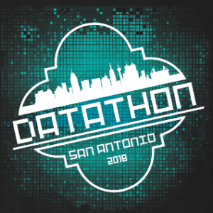 Datathon logo black background